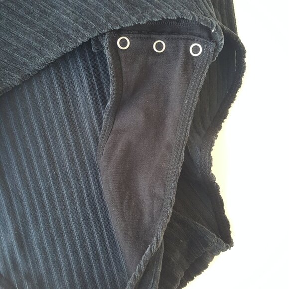 ICONE ! Bea Ribbed Velvet Bodysuit, Slate Grey (US/UK8) - Picture 11 of 11